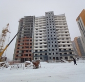 Ход строительства дома 13 в ЖК Приозерный -