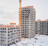 Ход строительства дома 32 в ЖК Символ -