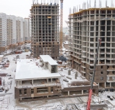 Ход строительства дома № 1 в ЖК АйвазоSKY -