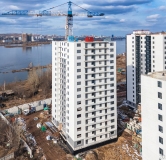 Ход строительства дома 7, строение 2 в ЖК КБС Берег -