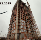 Ход строительства дома Литер 1, секция А в ЖК Космо -