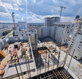Ход строительства дома 1 в ЖК Q на Кулагина -
