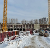 Ход строительства дома 1 в ЖК Ньютон. 745 -