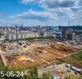 Ход строительства дома 3.1 в ЖК Клевер -