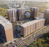 Ход строительства дома 6 в ЖК Крылья -