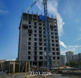 Ход строительства дома 10 в ЖК Прео-8 -