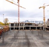 Ход строительства дома 1 в ЖК Оригана -