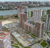 Ход строительства дома 10/1, секция 6,7 в ЖК Ясный Берег -