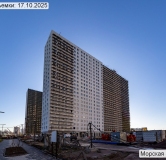 Ход строительства дома Корпус 1.2 в ЖК Морская Миля -