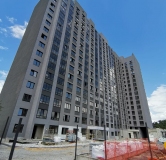 Ход строительства дома 1Б, секция 1-2 в ЖК Алые паруса -