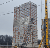 Ход строительства дома литер 15 в ЖК Холмогоры -