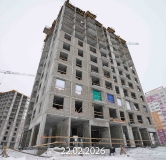 Ход строительства дома 10 в ЖК Прео-8 -