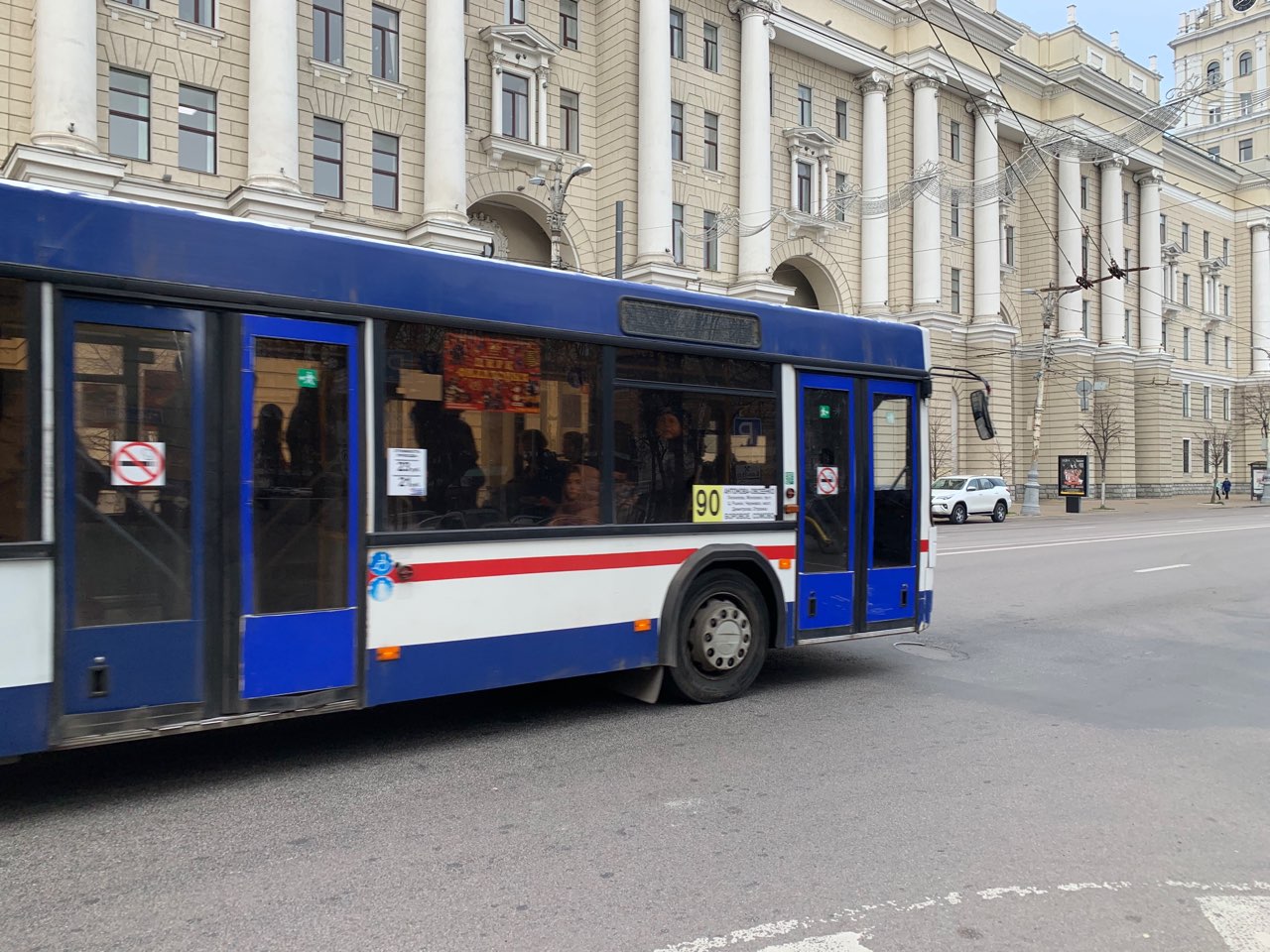 В Воронеже с 31 июля заработали выделенные полосы для автобусов