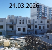 Ход строительства дома 6 в ЖК Крылья -