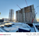 Ход строительства дома 2 в ЖК Рассвет -