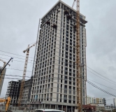 Ход строительства дома 1 в ЖК Речной квартал -