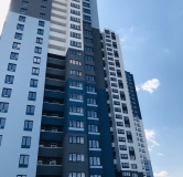 Ход строительства дома 8В, секция 1 в ЖК Яркий на Зубковой -