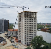Ход строительства дома № 54 ГП 2.3 в ЖК Кедровый берег -