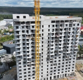 Ход строительства дома 2 в ЖК Комсомольский -