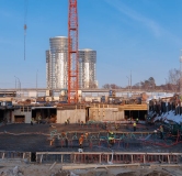 Ход строительства дома 2 в ЖК Оригана -