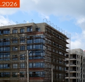 Ход строительства дома 2.2 в ЖК Форест -