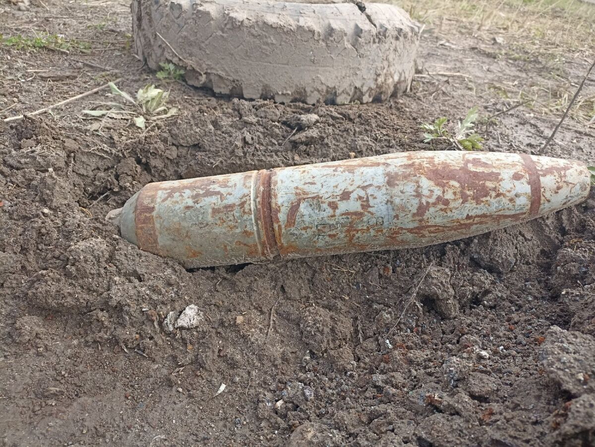 Снаряд без взрывателя найден на стройплощадке по Федосеенко в Нижнем Новгороде - фото 1