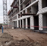 Ход строительства дома 2.1 в ЖК Притяжение -