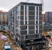 Ход строительства дома 96 в ЖК Живи! в Рыбацком -