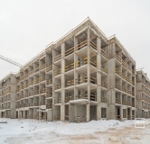 Ход строительства дома 8.6 в ЖК Парадный Ансамбль -