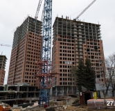 Ход строительства дома 3 в ЖК Никс Про на Лесопарковой -