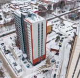 Ход строительства дома 1, секция 1, 2 в ЖК Знаменский -