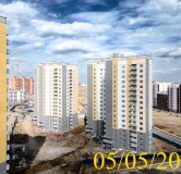 Ход строительства дома № 13 в Микрорайон Нанжуль-Солнечный -