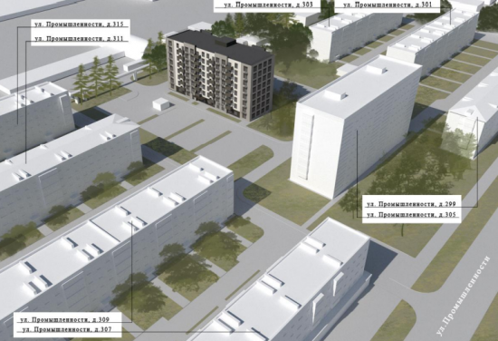 Дом 1 в ЖД По ул. Промышленности