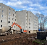 Ход строительства дома 25 в ЖК По ул. Комарова -