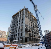 Ход строительства дома 10 в ЖК Прео-8 -