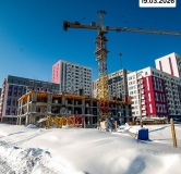 Ход строительства дома 10 в ЖК Ежевика -