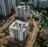 Ход строительства дома 4 в ЖК Белый квартал на Свободном -