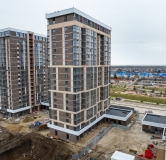 Ход строительства дома Литер 14 в МКР Родные просторы -