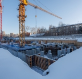 Ход строительства дома 2 в ЖК Страна. Тополёвая -