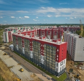 Ход строительства дома 47 в ЖК Вишневая Горка -
