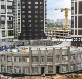 Ход строительства дома 1 в ЖК Основинские Кварталы -