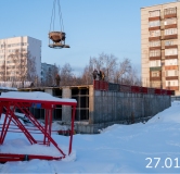 Ход строительства дома 14 в ЖК Терра -