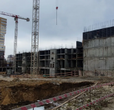 Ход строительства дома 1.1 в ЖК На Высоком берегу -