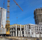 Ход строительства дома 2 в ЖК Лес -