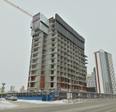 Ход строительства дома 1 в ЖК Контрасты -