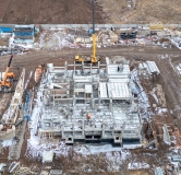 Ход строительства дома 3.2.1 в ЖК Остров на Норильской -