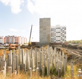 Ход строительства дома 3Е в ЖК Новобережье -